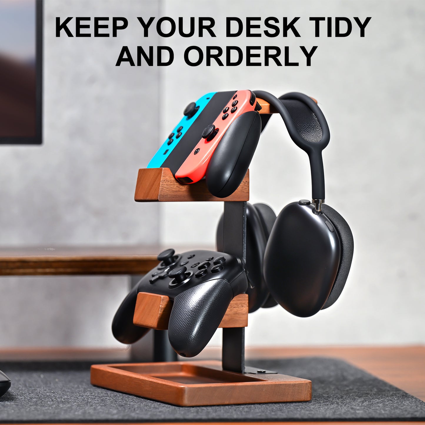 Controller Holder with Headphone Stand