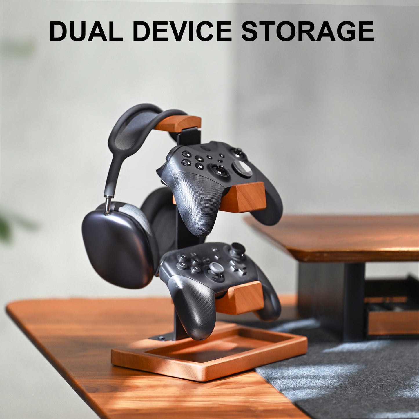 Controller Holder with Headphone Stand