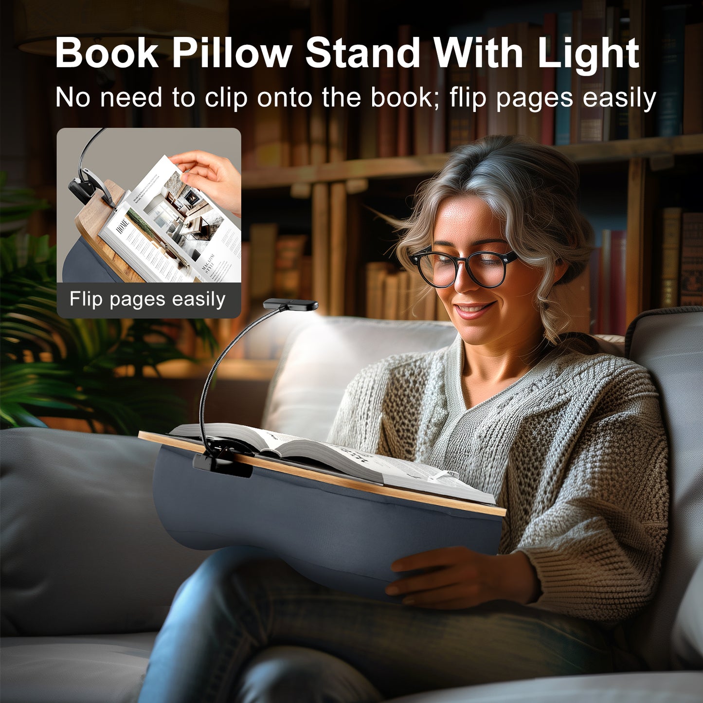 Book Pillow Stand