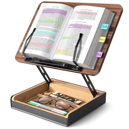 Book Stand with Storage