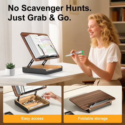 Book Stand with Storage