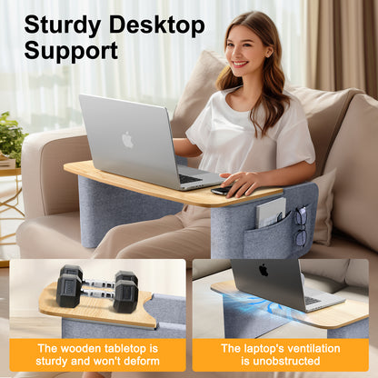 Lap Pillow Desk (Light Wood)