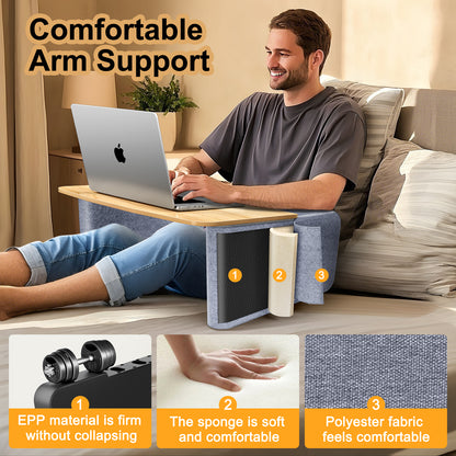 Lap Pillow Desk (Light Wood)
