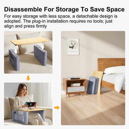 Lap Pillow Desk (Light Wood)